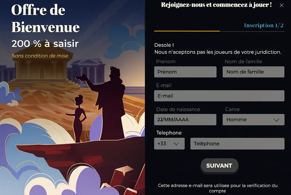 Inscription et Connexion
